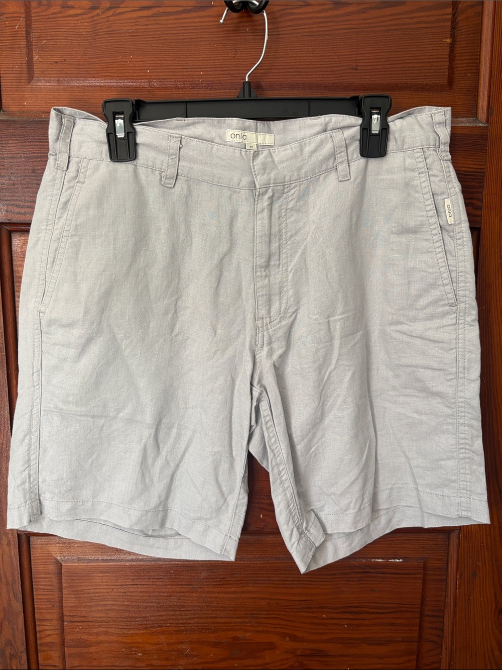 Onia Men’s Linen Cotton Blend Shorts size 31